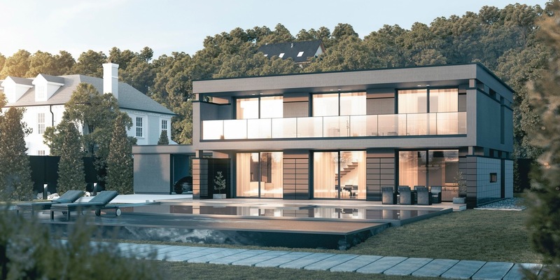 Weltpremiere: Holzbauspezialist GRIFFNER bringt Luxus-Fertighaus Design by Studio F. A. Porsche auf den Markt - Foto: presseportal.de