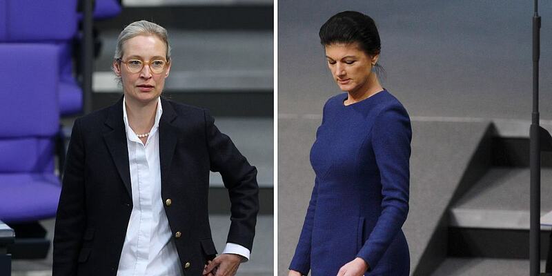 Alice Weidel und Sahra Wagenknecht (Archiv) - Foto: über dts Nachrichtenagentur