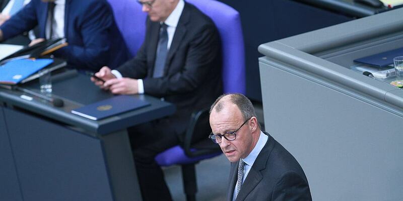 Robert Habeck, Olaf Scholz und Friedrich Merz am 20.03.2024 - Foto: über dts Nachrichtenagentur