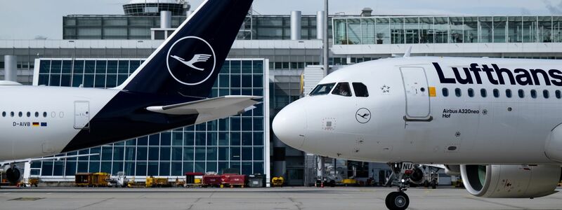 Flugzeuge der Lufthansa am Flughafen München auf dem Rollfeld. (Symbolbild) - Foto: Sven Hoppe/dpa