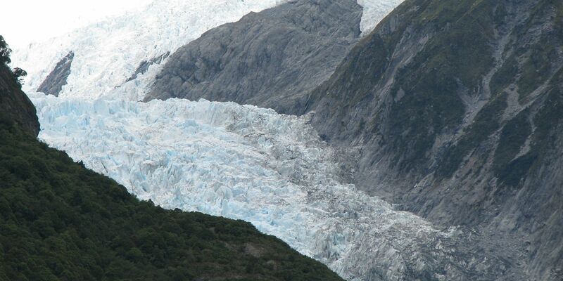 Der Fox Gletscher in Neuseeland. - Foto: Rebekah Lyell/dpa