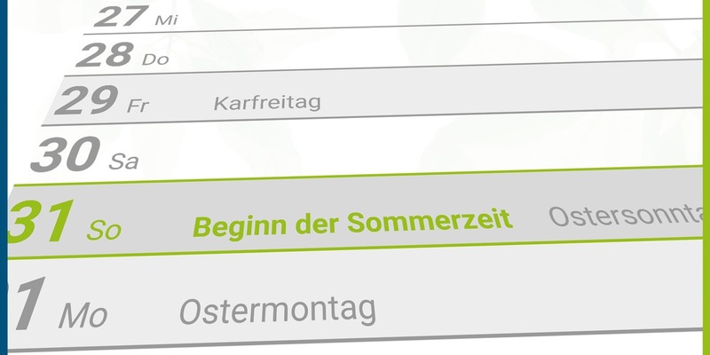 Verbrauchertipp | Zeitumstellung am Ostersonntag: Zeitschaltuhr anpassen und bedarfsgerecht heizen - Foto: presseportal.de