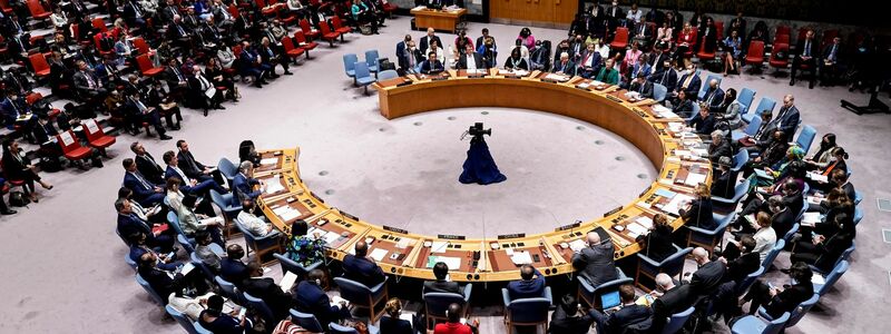 Der Weltsicherheitsrat stimmte in New York über die Forderung nach einer Waffenruhe im Gazastreifen ab. - Foto: John Minchillo/AP/dpa