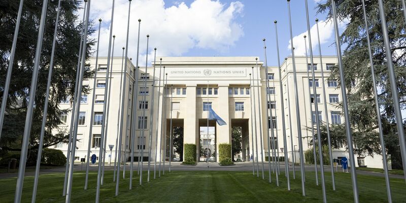 Der europäische Sitz der Vereinten Nationen in Genf. - Foto: Salvatore Di Nolfi/KEYSTONE/dpa