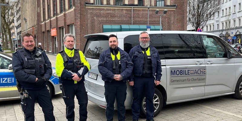 POL-OB: Gemeinsame Pressemitteilung der Polizei und der Stadt Oberhausen Mobile Wache steht verstärkt am Saporishja-Platz - Foto: presseportal.de