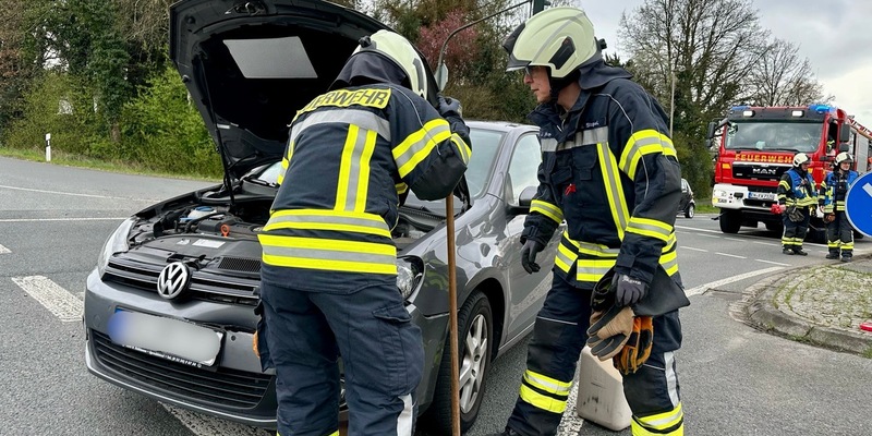 FW-EN: Verkehrsunfall im Kreuzungsbereich - Foto: presseportal.de