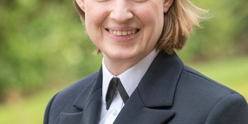 Folgt als Kommandeurin auf Fregattenkapitän Carsten Schlüter: Inka von Puttkamer. - Foto: Bundeswehr/Marine/dpa