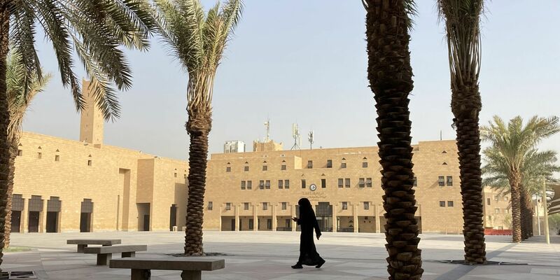 Eine verschleierte Frau in der saudischen Hauptstadt Riad. Saudi-Arabien - im WEF-Bericht über die Gleichstellung der Geschlechter auf einem der unteren Plätze - übernimmt den Vorsitz in der UN-Kommission zur Frauenförderung. - Foto: Johannes Sadek/dpa