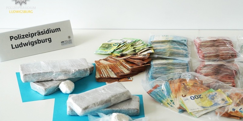 POL-LB: Staatsanwaltschaft Stuttgart und Polizeipräsidium Ludwigsburg: Ludwigsburg: Kriminalpolizei stellt Heroin, Kokain und Bargeld sicher - zwei Tatverdächtige in Untersuchungshaft - Foto: presseportal.de