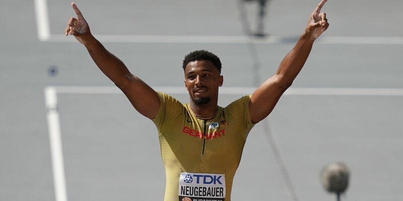 Gewann den Zehnkampf in Austin: Leo Neugebauer. - Foto: Marcus Brandt/dpa/Archivbild