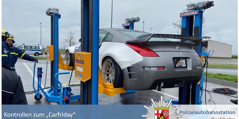 POL-PDNW: Polizeiautobahnstation Ruchheim - Carfriday - Tuning Kontrollen auf der A61 - Foto: presseportal.de