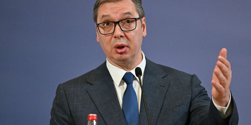 Beauftragte Milos Vucevic mit der Regierungsbildung: Staatspräsident Aleksandar Vucic. - Foto: Soeren Stache/dpa