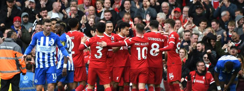 Liverpool setzte sich mit 2:1 gegen Brighton durch. - Foto: Rui Vieira/AP/dpa