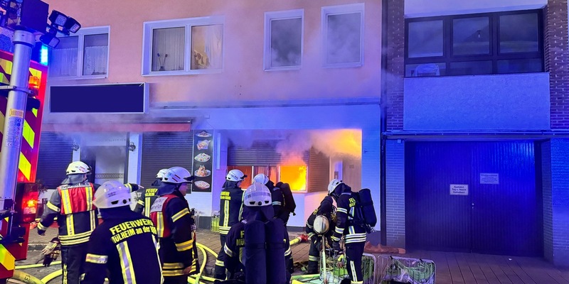 FW-MH: Feuerwehr bringt Brand in Pizzeria schnell unter Kontrolle - Foto: presseportal.de