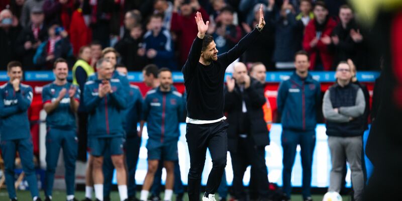 Bayer 04 Leverkusen geht mit 13 Punkten Vorsprung in die letzten sieben Bundesliga-Spieltage. - Foto: Marius Becker/dpa