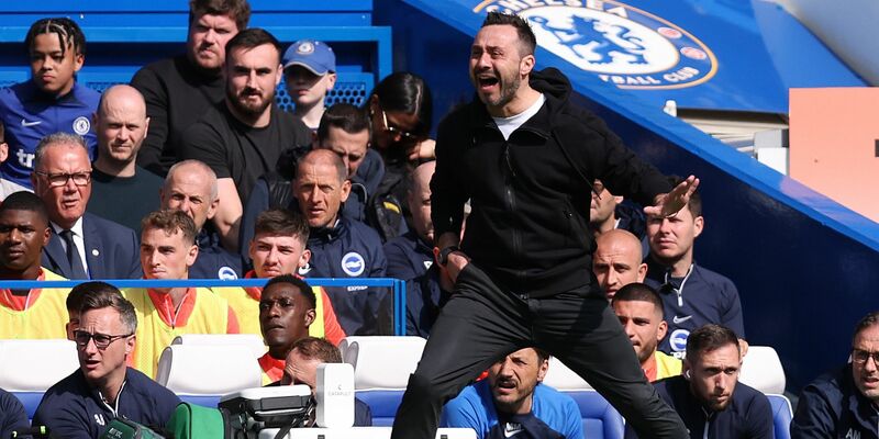 Roberto De Zerbi trainiert derzeit den Premier-League-Club Brighton & Hove Albion. - Foto: Paul Terry/CSM via ZUMA Press Wire/dpa