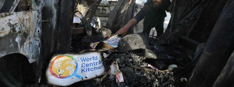Bei dem mutmaßlich israelischen Luftangriff im Gazastreifen sind laut World Central Kitchen sieben Mitarbeiter getötet worden. - Foto: Omar Ashtawy/APA Images via ZUMA Press Wire/dpa