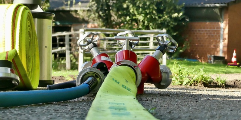 FW Hünxe: Rauchentwicklung nahe der A3 - Foto: presseportal.de