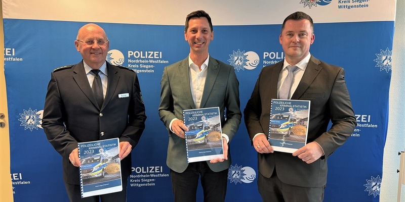 POL-SI: Kreispolizeibehörde veröffentlicht Kriminalstatistik 2023 - hohe Aufklärungsquote und steigende Fallzahlen #polsiwi - Foto: presseportal.de