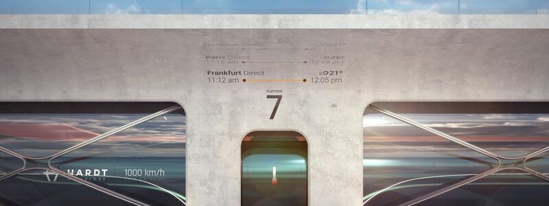 2030, so schätzen die Hyperloop-Macher, wird es die erste echte Strecke auch für Menschen geben. - Foto: -/European Hyperloop Center/dpa