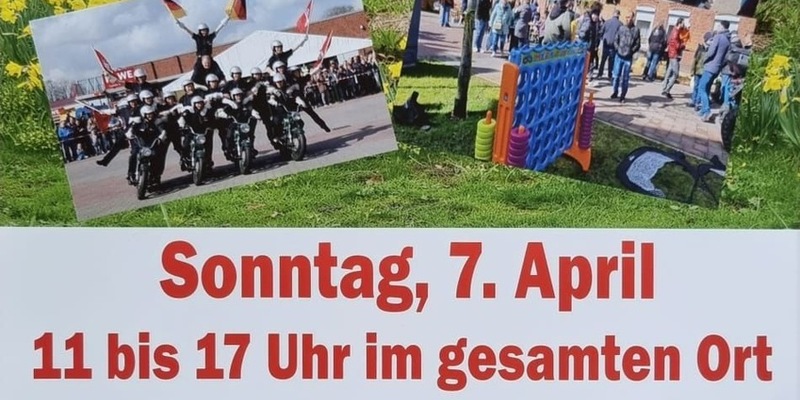 POL-STD: Blüten- und Frühjahrsfest in Drochtersen - Polizei mit Präventionsarbeit und Motorradstaffel Hamburg dabei - Foto: presseportal.de