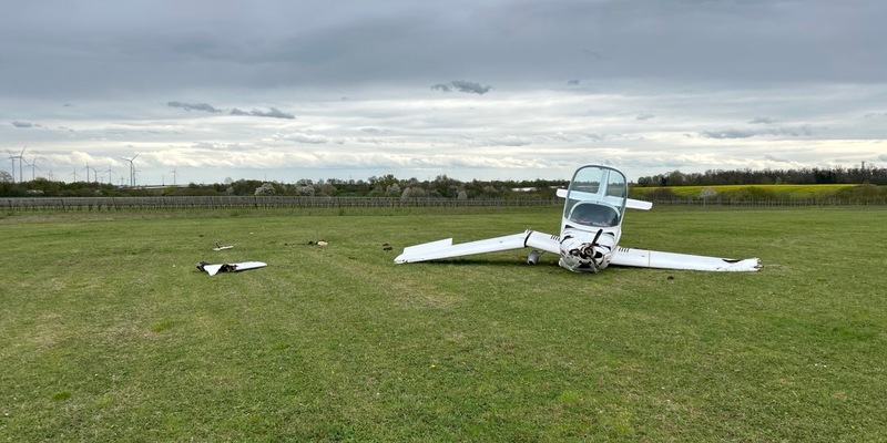 POL-PDLD: Landau - Absturz eines Ultra-Leicht-Flugzeugs - Foto: presseportal.de