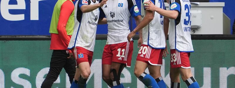 Der Hamburger SV besiegte den 1. FC Kaiserslautern mit 2:1. - Foto: Marcus Brandt/dpa