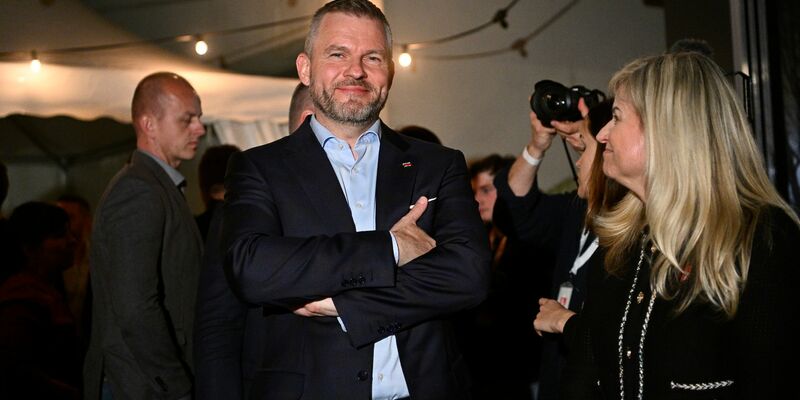 Rund 4,4 Millionen slowakische Wahlberechtigte waren aufgerufen, in einer Stichwahl ein neues Staatsoberhaupt zu wählen. Ein Präsidentschaftskandidat ist Peter Pellegrini. - Foto: Denes Erdos/AP