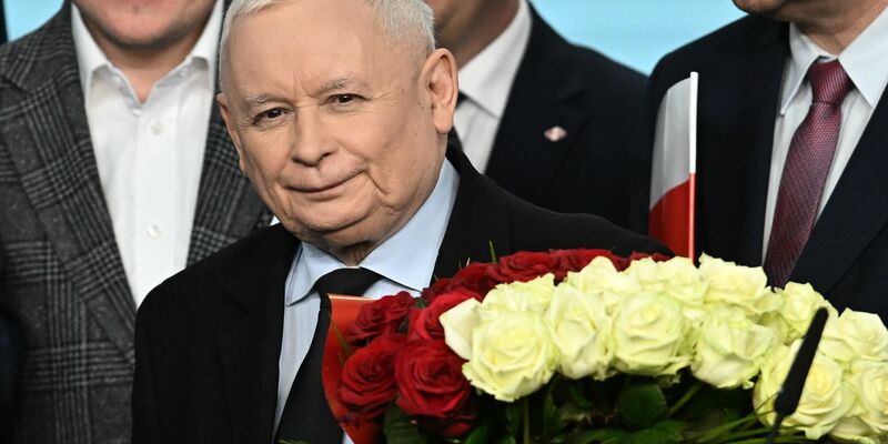 Prognosen zufolge ist seine Partei stärkste Kraft bei den Kommunalwahlen in Polen: PiS-Chef Jaroslaw Kaczynski. - Foto: Radek Pietruszka/PAP/dpa