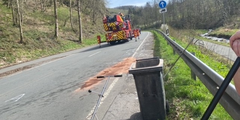 FW-PL: Schwerer Motorradunfall auf der K5 - Foto: presseportal.de