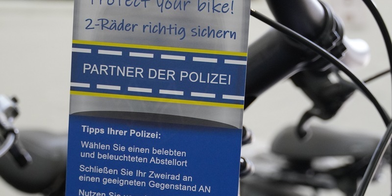 POL-GÖ: (137/2024) Landesweite Kampagne Protect your bike der Polizei Niedersachsen auch in Stadt und Landkreis Göttingen gestartet - Foto: presseportal.de