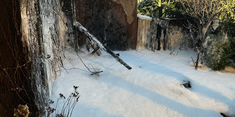 FW Xanten: Brand eines Anbaus - Ausbreitung konnte erfolgreich verhindert werden - Foto: presseportal.de