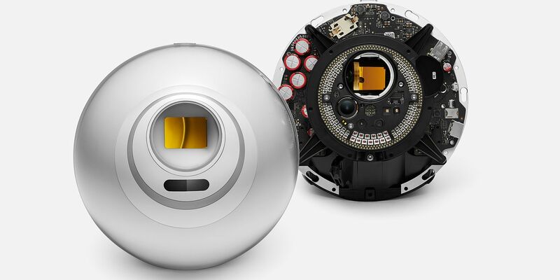 Das undatierte Handout der Tools for Humanity GmbH zeigt Iris-Scanner von Worldcoin. - Foto: Christoffer Dalkarls/Worldcoin/Orb/Tools for Humanity/dpa