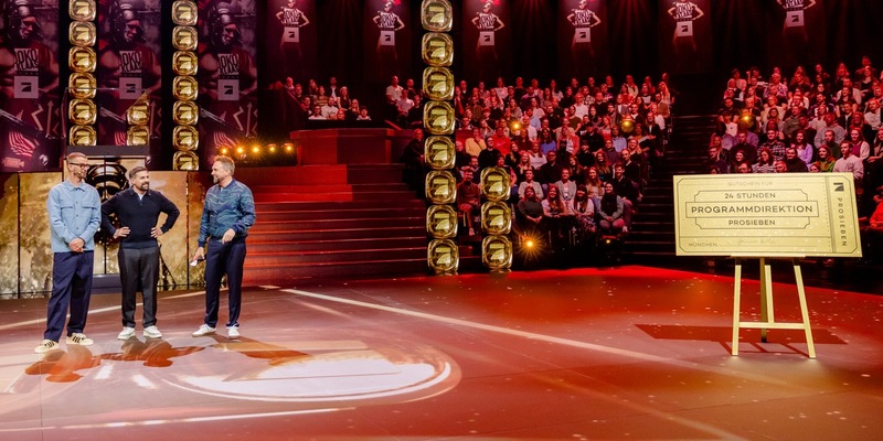 Joko Winterscheidt Klaas Heufer-Umlauf Steven Gätjen Joko und Klaas gegen ProSieben - Foto: Seven.One/Nadine Rupp, presseportal.de