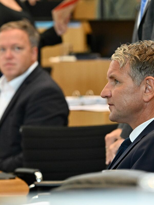 Voigt gegen Höcke, Höcke gegen Voigt: Ein Schlagabtausch im thüringischen Wahlkampf findet ungew