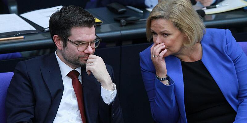 Marco Buschmann und Nancy Faeser (Archiv) - Foto: über dts Nachrichtenagentur