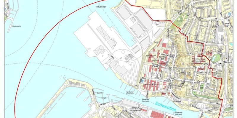 POL-KI: 240411.1 Kiel: Sonntag Entschärfung einer Fliegerbombe in der Schwentine, Höhe Seefischmarkt in Kiel-Dietrichsdorf - Foto: presseportal.de