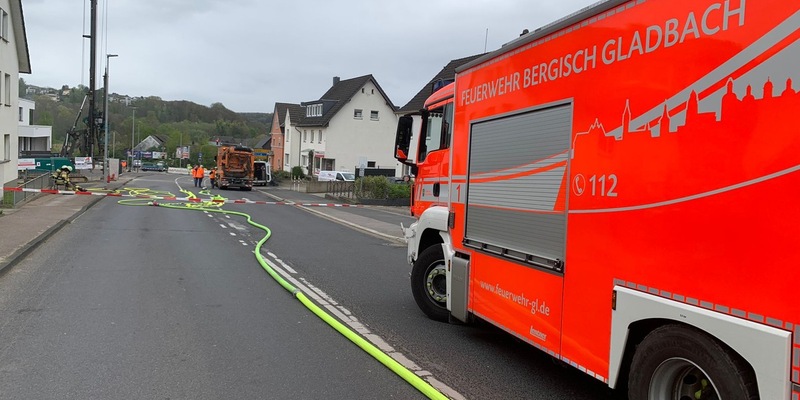 FW-GL: Gasaustritt in Bergisch Gladbach-Schildgen - Foto: presseportal.de