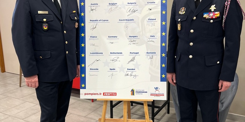 Historischer Tag für die Feuerwehrverbände in Europa / Treffen in Paris ebnet den Weg für gemeinsame Vertretung bei Europäischer Union - Foto: presseportal.de