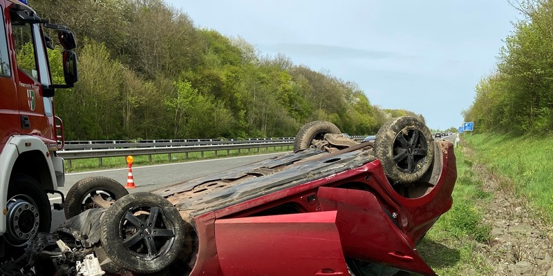 POL-PPTR: Schwerer Verkehrsunfall auf der BAB48 - Foto: presseportal.de