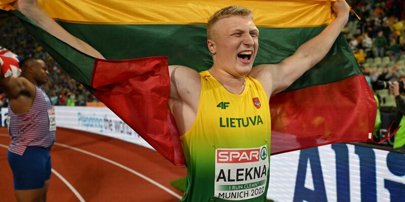 Schaffte mit 74,35 Metern einen Weltrekord: Mykolas Alekna aus Litauen. - Foto: Sven Hoppe/dpa