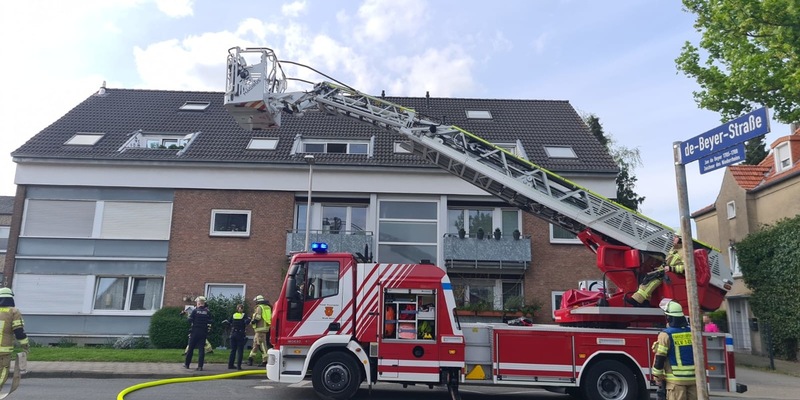 FW-KLE: Zimmerbrand an der Sackstraße - Foto: presseportal.de