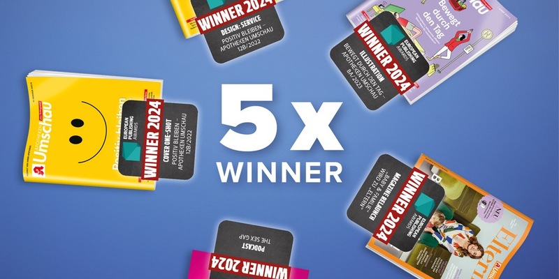 Wort & Bild Verlag wird bei den European Publishing Awards mit fünf Trophäen ausgezeichnet - Foto: presseportal.de