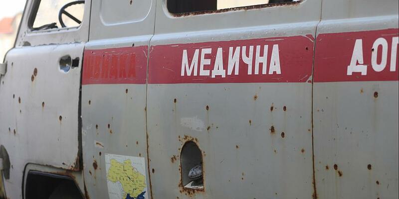 Im Ukraine-Krieg zerschossener Kleinbus (Archiv) - Foto: über dts Nachrichtenagentur