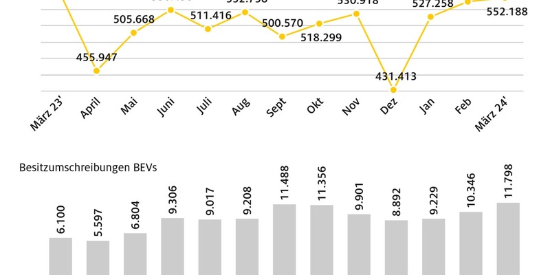 Private E-Auto Zulassungen nach Förder-Aus weiter auf niedrigem Niveau / Wegfall der Kaufprämie macht sich bei privaten Neuzulassungen bemerkbar / Fahrzeugangebot muss breiter werden - Foto: presseportal.de