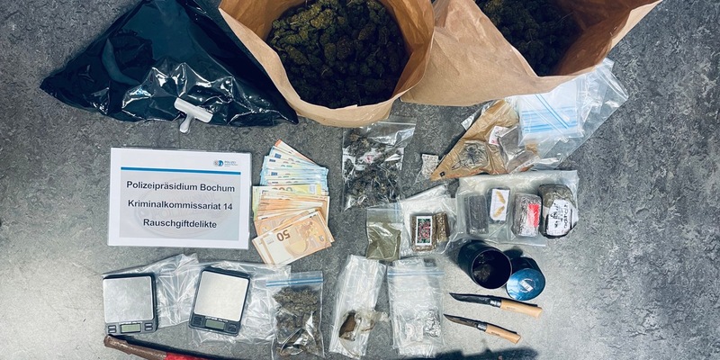 POL-BO: Fahndungserfolg: Polizei stellt mehrere Kilogramm Drogen sicher - Foto: presseportal.de