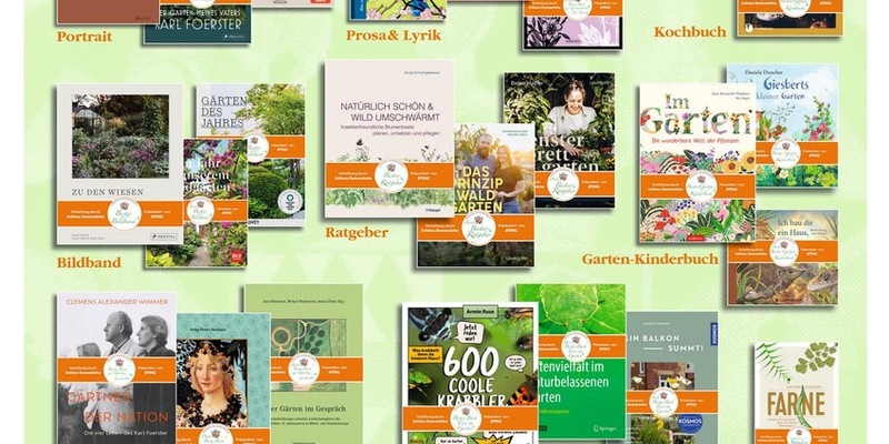 Die besten Gartenbücher 2024 sind gefunden - der Deutsche Gartenbuchpreis wurde auf Schloss Dennenlohe verliehen - Foto: presseportal.de