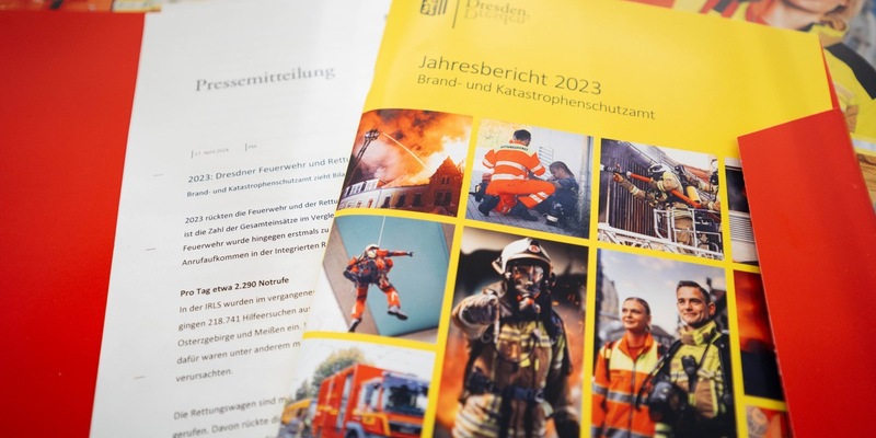 FW Dresden: Bilanz 2023: Dresdner Feuerwehr und Rettungsdienst wurden zu 174.496 Einsätzen gerufen - Foto: presseportal.de