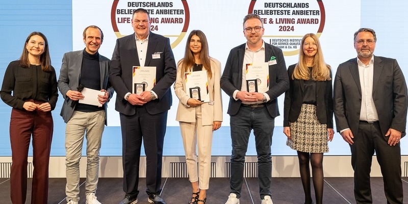 Fischer Future Heat vom Deutschen Institut für Service-Qualität prämiert / Life & Living Award: höchste Kundenzufriedenheit im Bereich Elektrokamine - Foto: presseportal.de