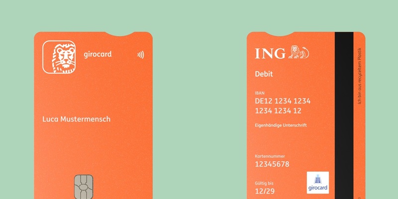 Bezahlkarten der ING Deutschland erhalten neues Design - Nachhaltigkeit und Barrierefreiheit im Vordergrund - Foto: presseportal.de